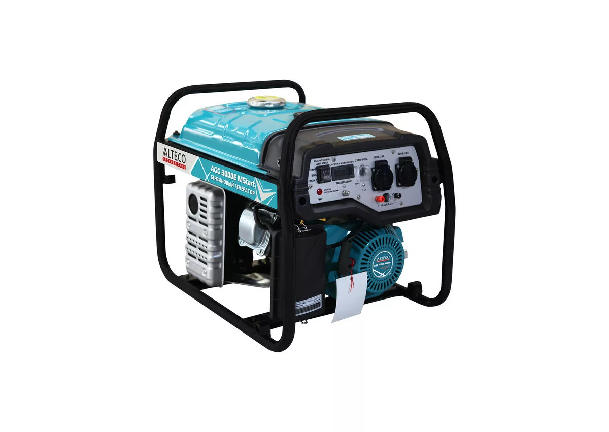 Бензиновый генератор 5.5 кВт Huter DY6500L 220В ручной однофазный четырехтактный