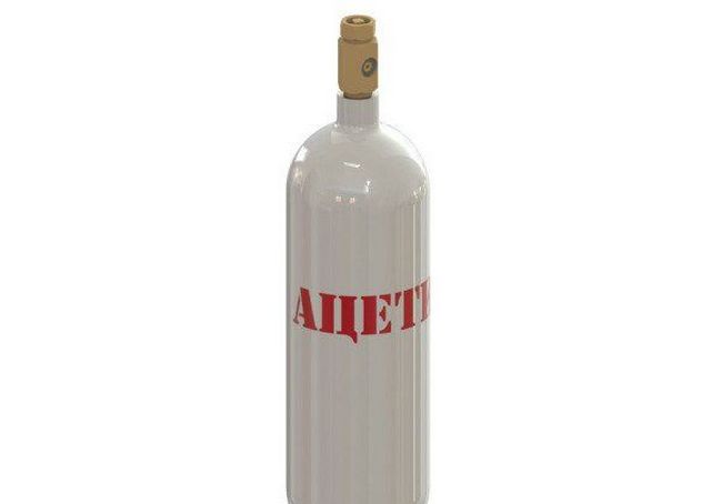 Баллон для ацетилена 40 л переаттестованный (до 20 лет)