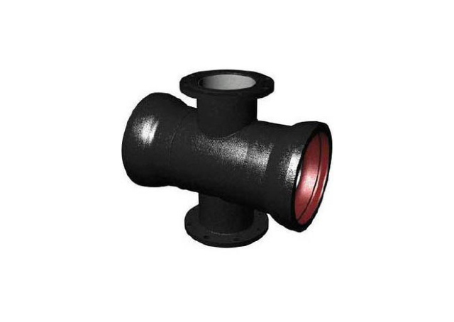 Чугунный крест раструб-фланец ВЧШГ 300х200