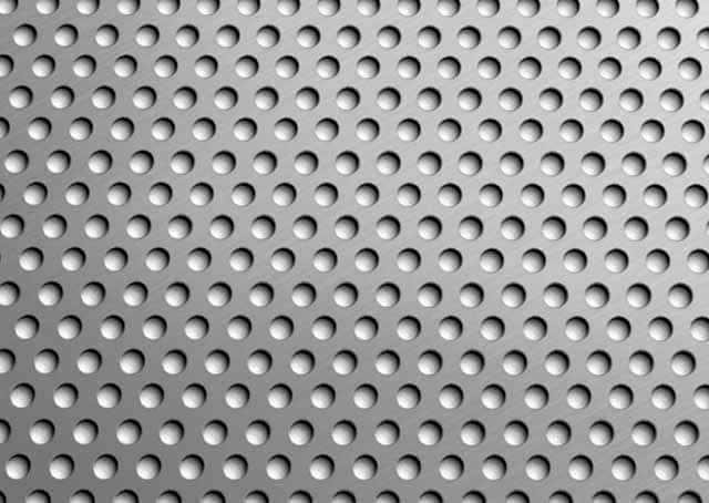 Перфорированный алюминиевый лист 6.5х2000х2000 мм А0